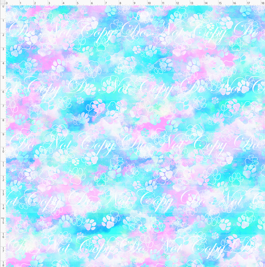 Heeler Holidays - background - cotton candy