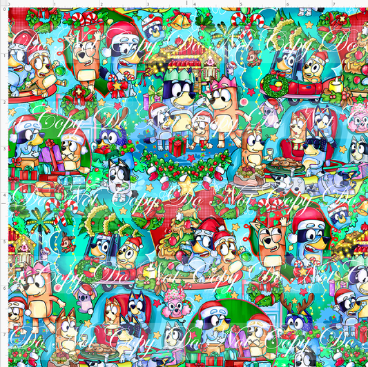 Heeler Holidays - main - sky blue - SMALL SCALE