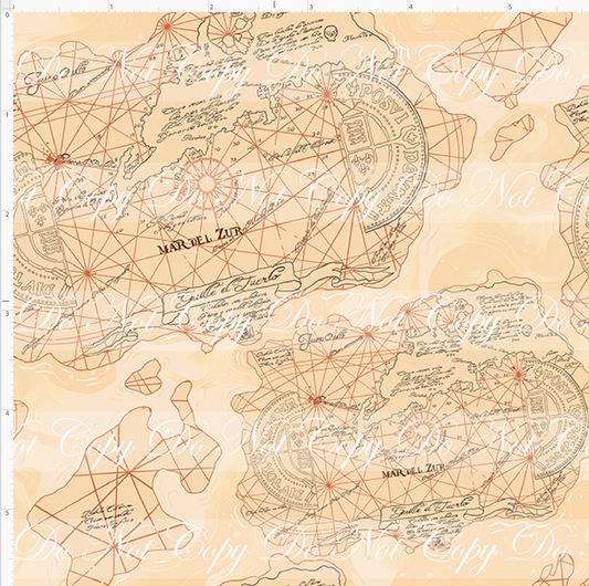 Hey you guys - map - brown - SMALL SCALE