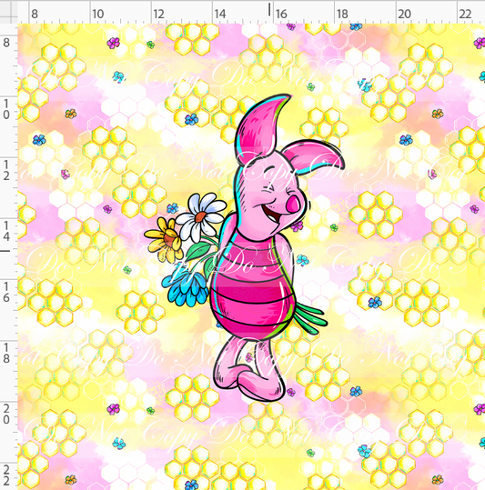 Honeybear & Friends - Panel - ADULT - Piglet