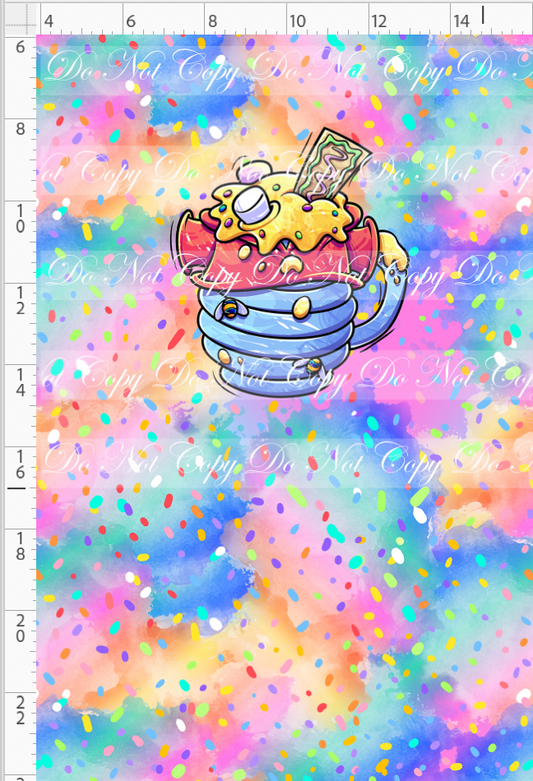Hot Cocoa - Panel - Colorful - Bear cup - Child
