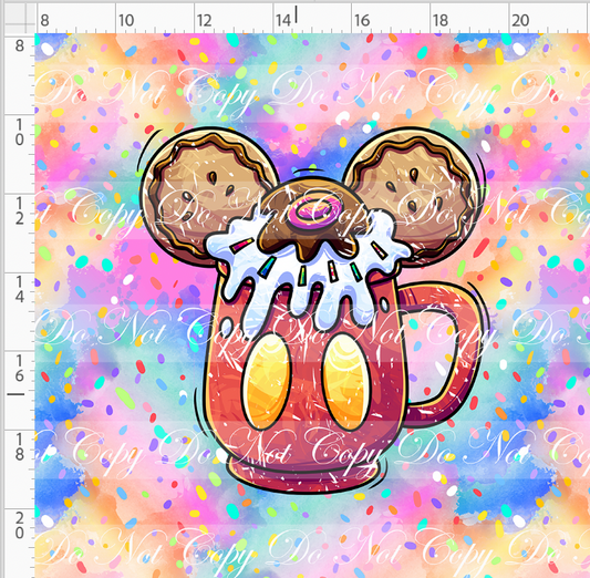 Hot Cocoa - Panel - Colorful - Boy Mouse cup - Adult