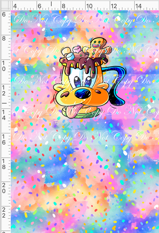 Hot Cocoa - Panel - Colorful - Dog cup - Child