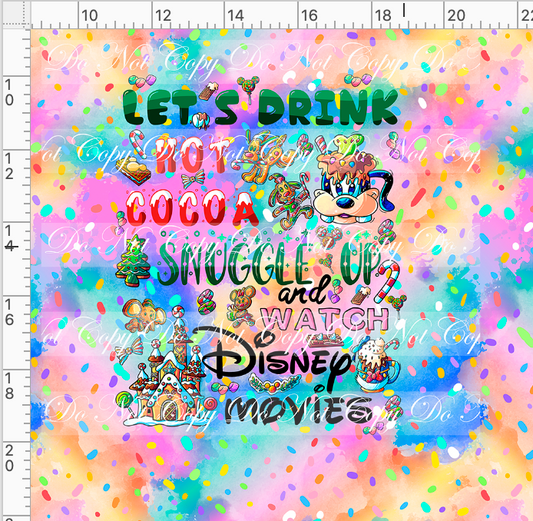 Hot Cocoa - Panel - Colorful - Drink cocoa - adult