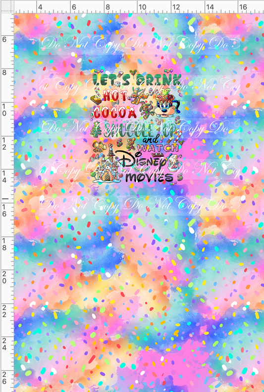 Hot Cocoa - Panel - Colorful - Drink cocoa - child
