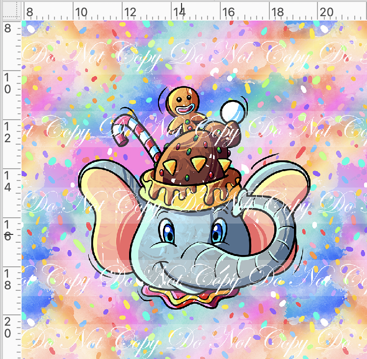 Hot Cocoa-Panel-Colorful-Elephant cup-Adult