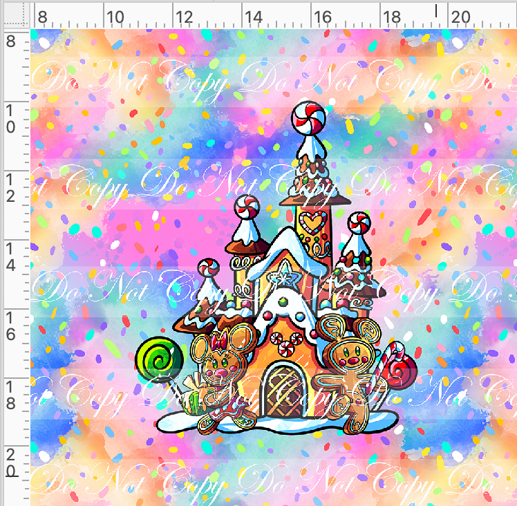 Hot Cocoa-Panel-Colorful-Gingerbread mouse-Adult
