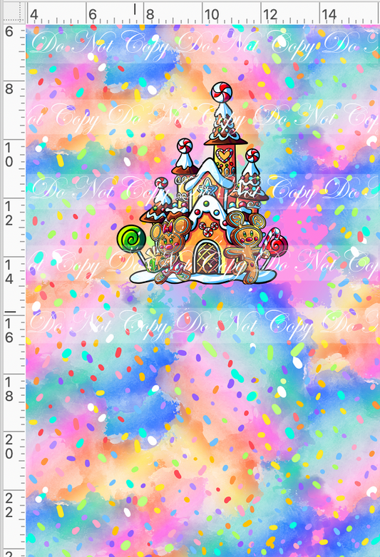 Hot Cocoa - Panel - Colorful - Gingerbread mouse - Child