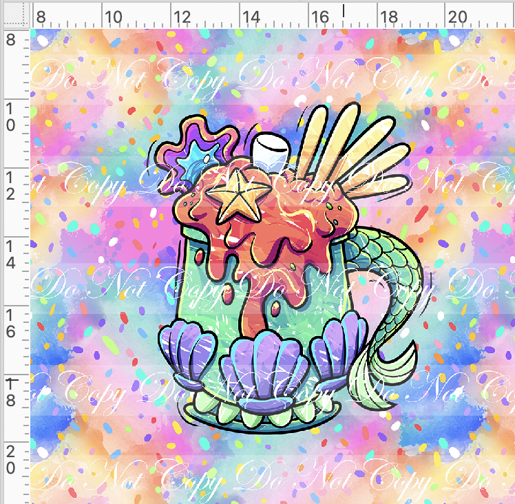 Hot Cocoa-Panel-Colorful-Mermaid cup-Adult