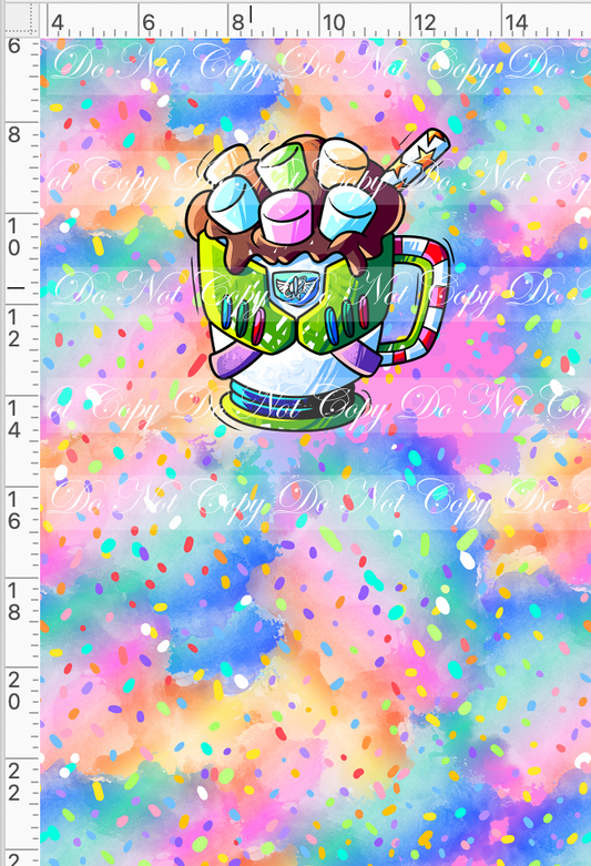 Hot Cocoa - Panel - Colorful - Robot cup - Child
