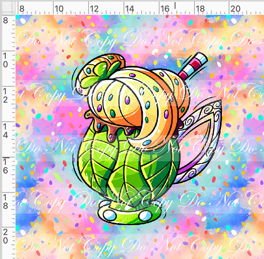 Hot Cocoa - Panel - Colorful - Tink cup - Adult