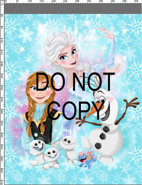 Ice Queen - Full Size Blanket Panel 58W x 72H