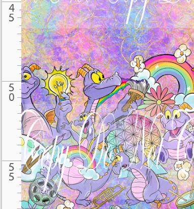 Imagination Dragon - Double Border - Small Scale