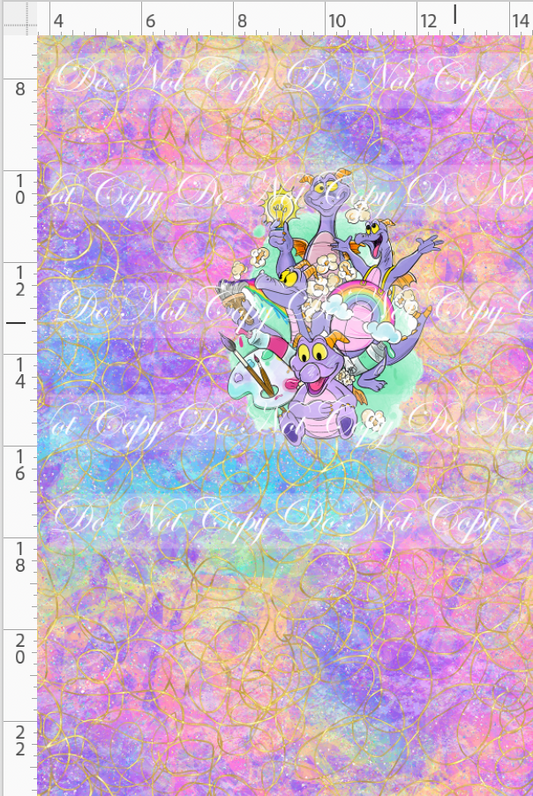 Imagination Dragon - Panel - Rainbow - CHILD