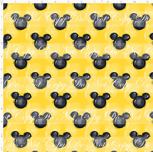 It started with a mouse-mouse heads-1 inch-yellow and black