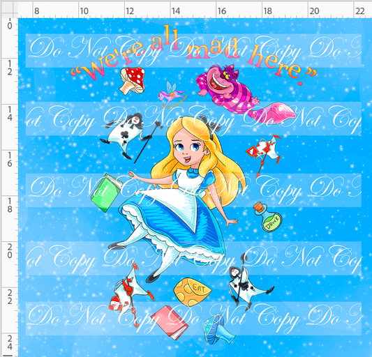 Journey into the Curious World - Panel -ADULT - Blue