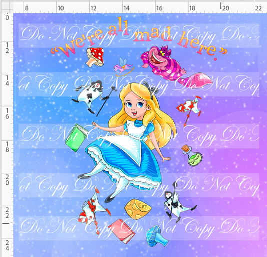 Journey into the Curious World - Panel -ADULT - Purple