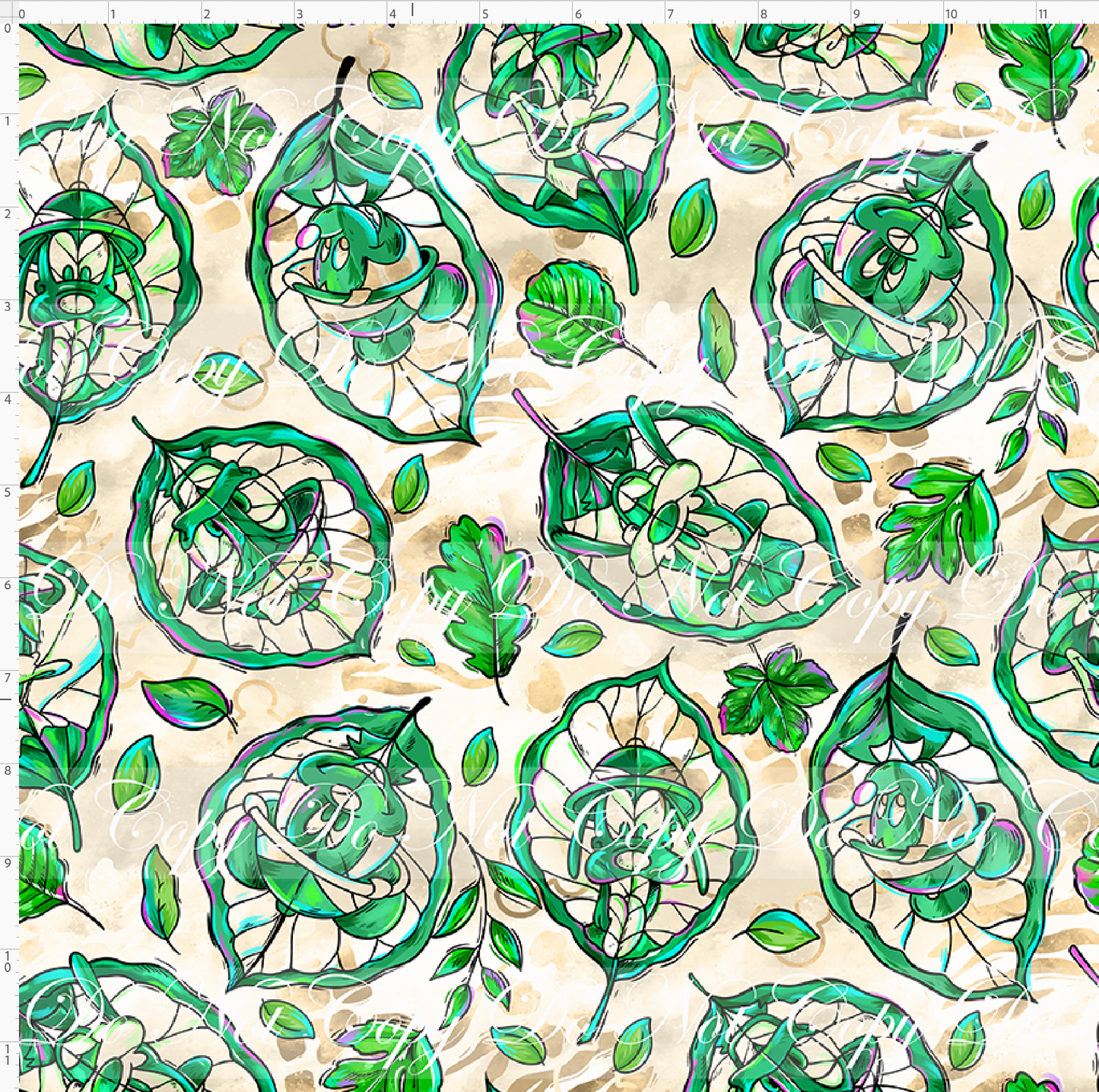 Jungle Journey - Character Leaves - Regular Scale - Tan