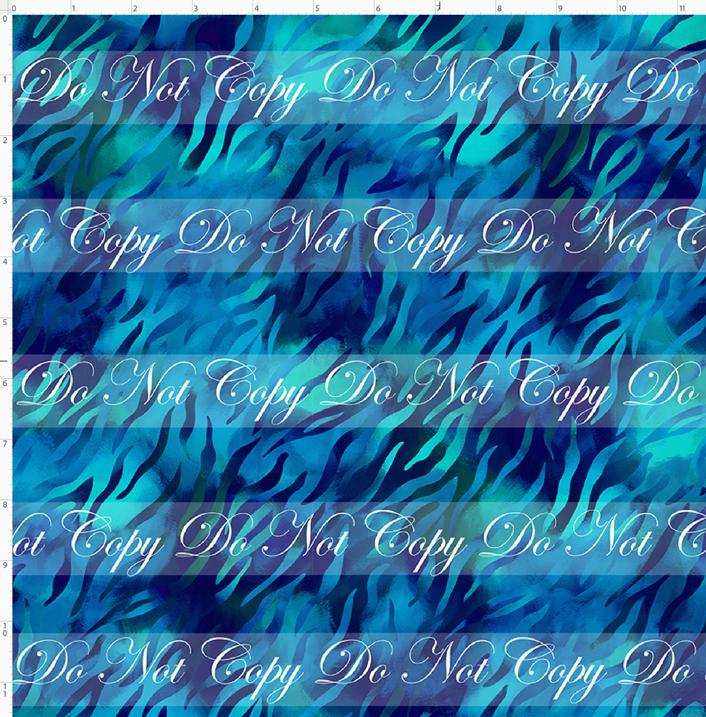 Jungle Journey - Zebra Stripes - Dark Blue