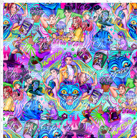 KPOP Huntrix - Main - Purple Aqua - REGULAR SCALE