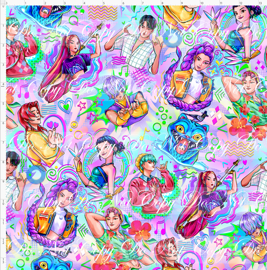 KPOP Huntrix - Singles - Multicolor - REGULAR SCALE