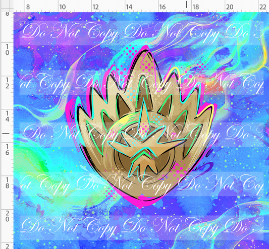 Kawaii Lord of the Galaxy - panel - blue - symbol - ADULT