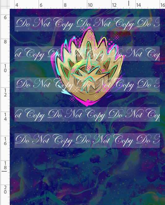 Kawaii Lord of the Galaxy - panel - navy - symbol - CHILD