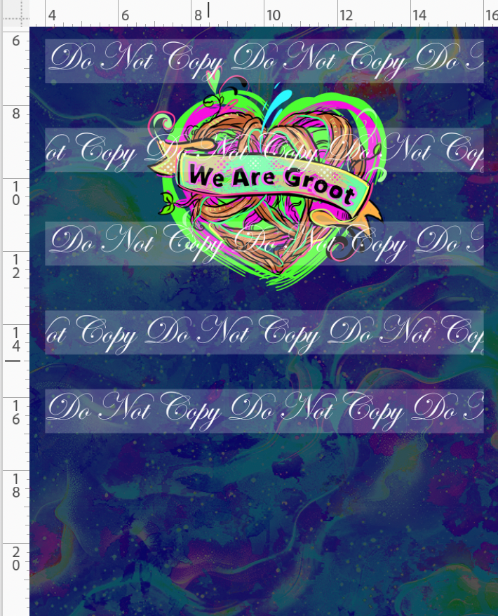 Kawaii Lord of the Galaxy - panel - navy - we are groot - CHILD