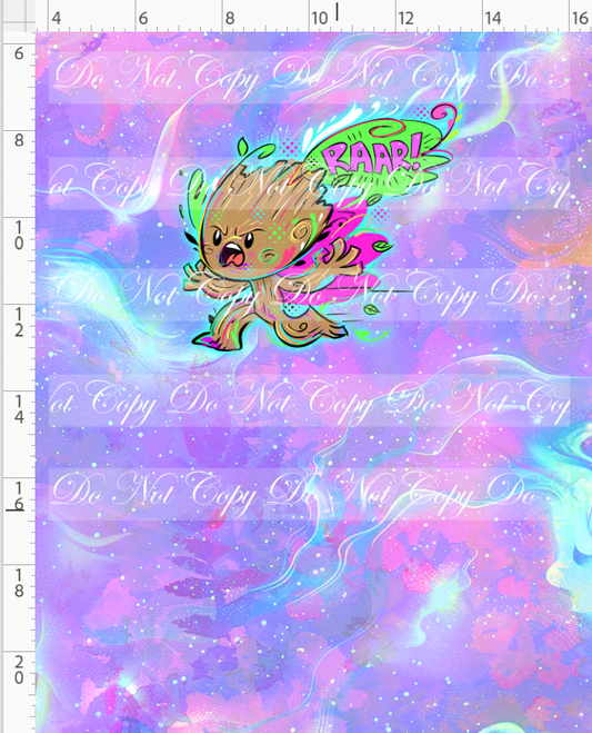 Kawaii Lord of the Galaxy - panel - purple - raar - CHILD