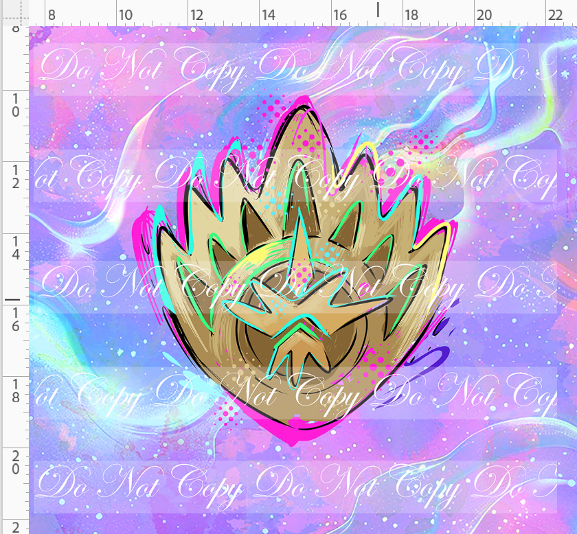 Kawaii Lord of the Galaxy - panel - purple - symbol - ADULT