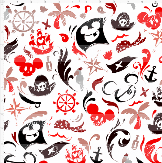 Kawaii Pirates - Elements - red