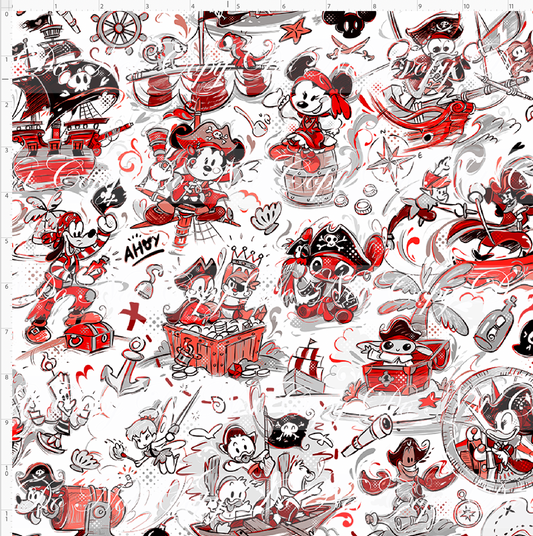 Kawaii Pirates - Main - red - REGULAR SCALE