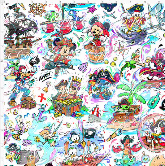 Kawaii Pirates - Main - white - REGULAR SCALE