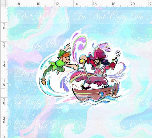 Kawaii Pirates - panel - Peter - pastel - ADULT