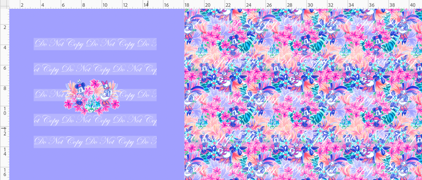 LP-Spring Floral Girls-Lavendar-Bag Maker Roll-small scale 6x6 max image