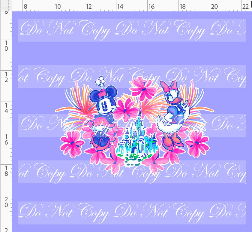 LP-Spring Floral Girls-Panel-lavendar-adult