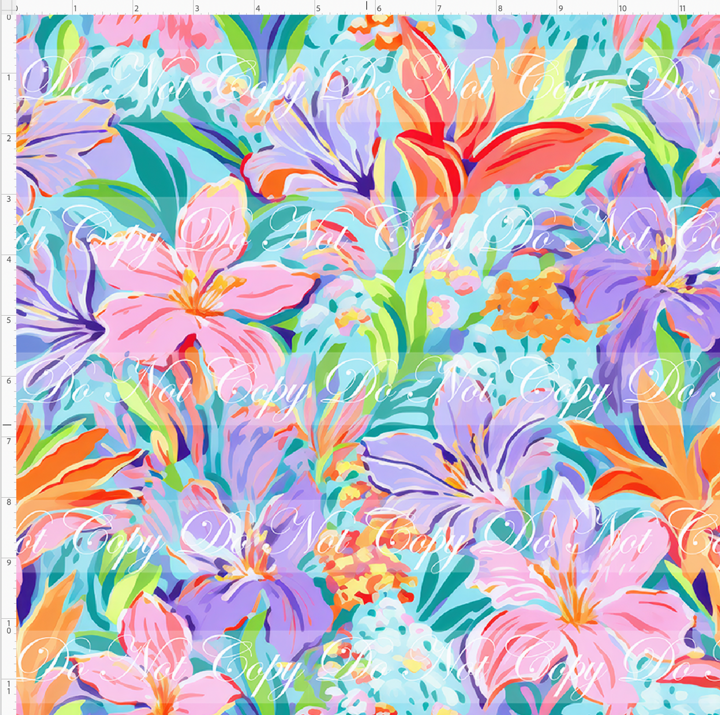 Lilac & Linen - Tropical Lily - Light Blue