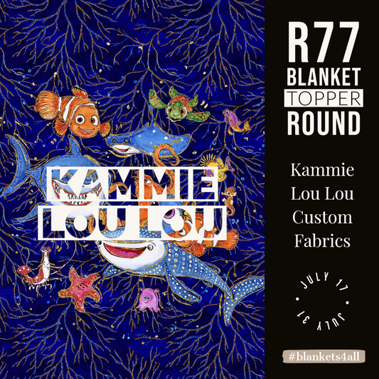 Lost at Sea - Full Size Blanket Panel 58W x 72H