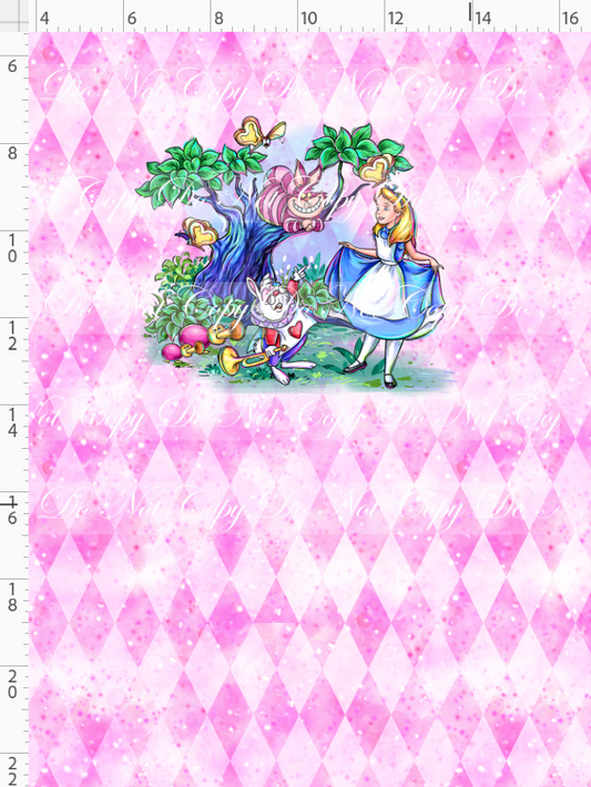 Lost in Wonderland-Panel-Main Character-Pink-Child