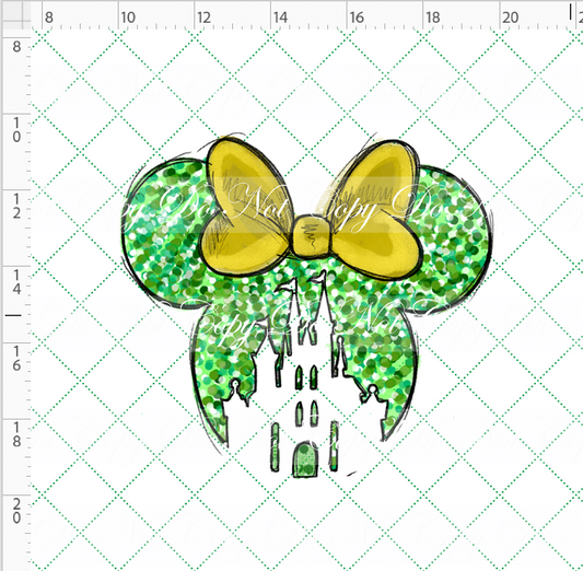 Lucky Mouse - Panel - Girl Mouse Head - ADULT