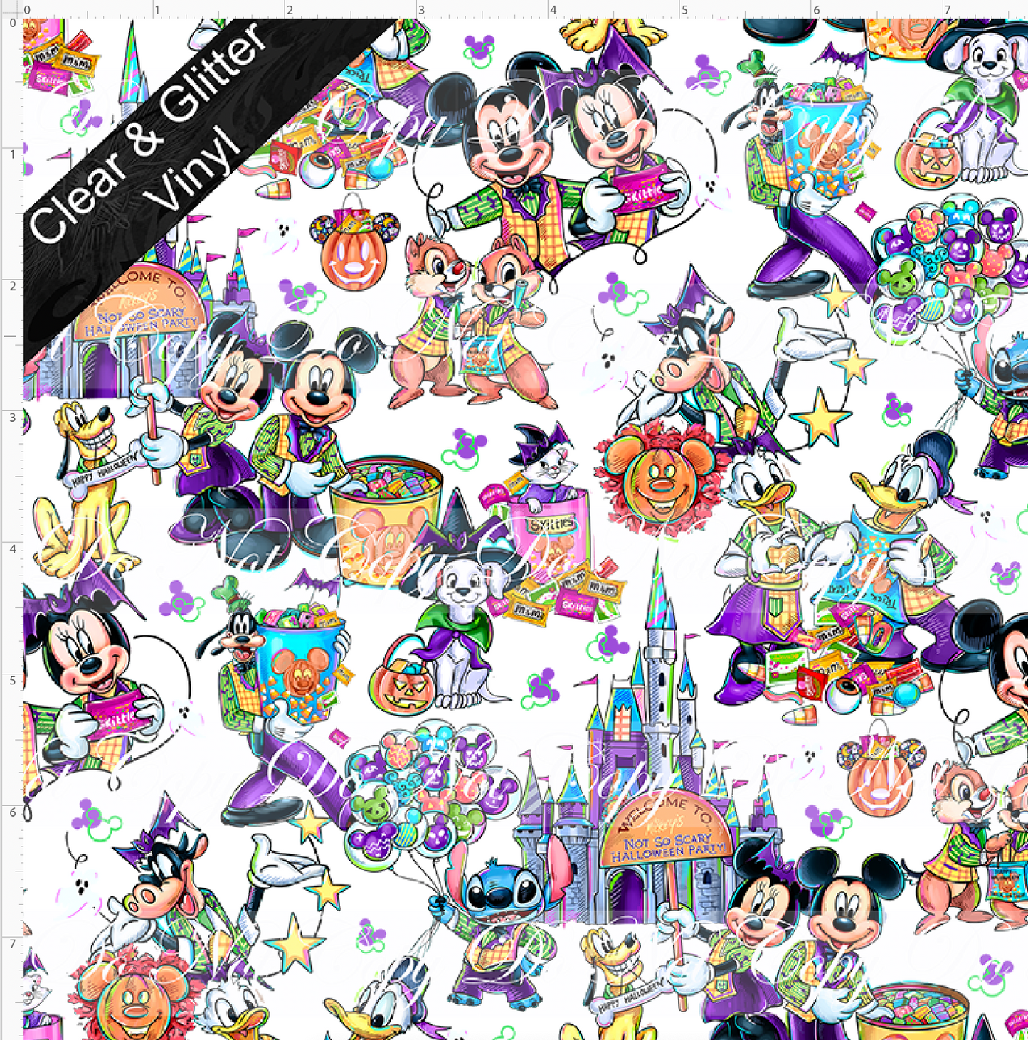 MNSS Cast Members-Main-Small Scale-CLEAR & GLITTER VINYL