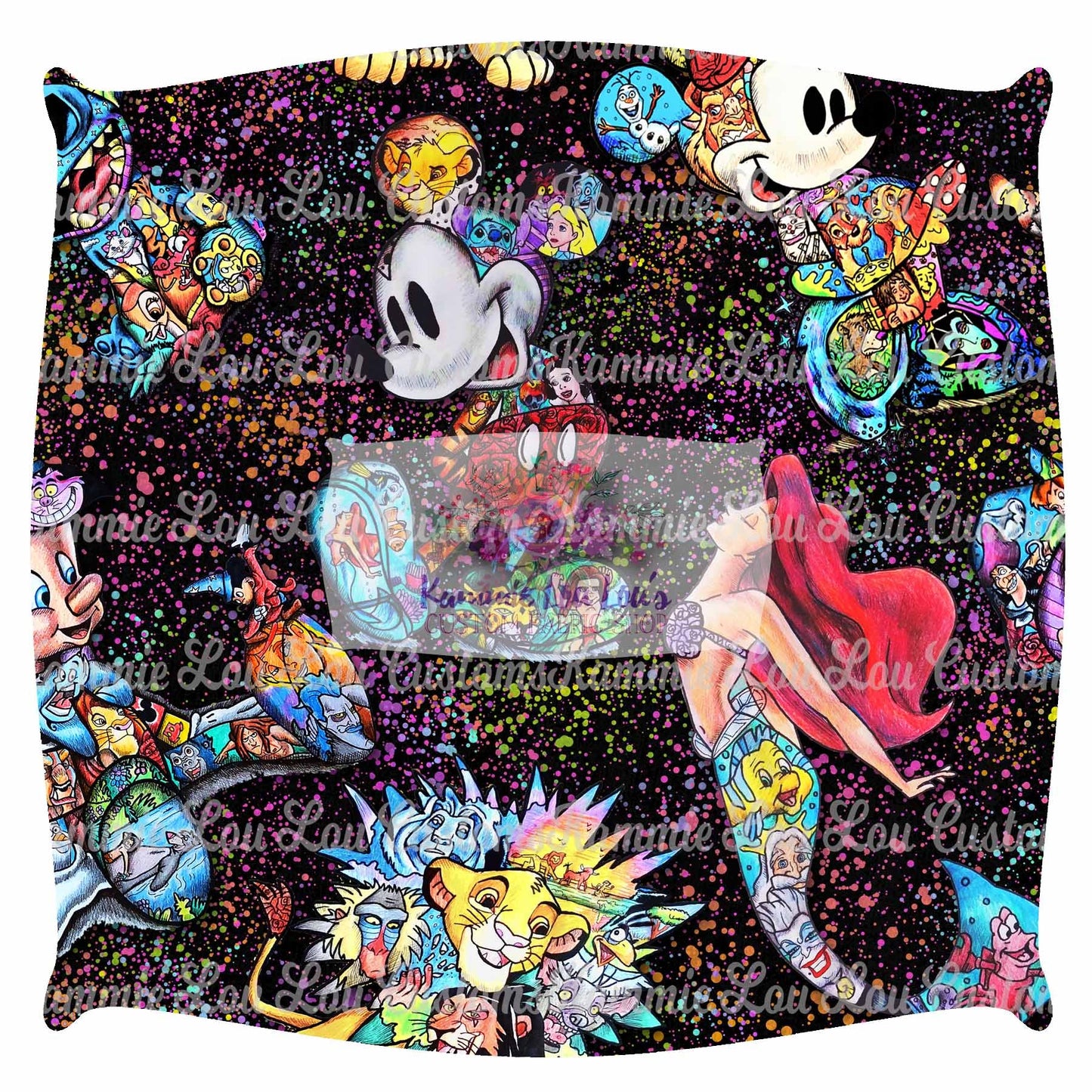 Magic Art - Main Character Toss - Paint Splatter