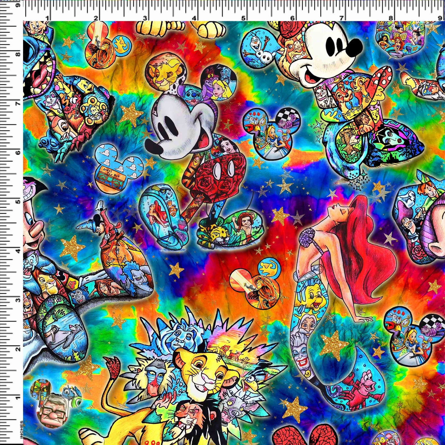 Magic Art - Main Character Toss - Tie Dye