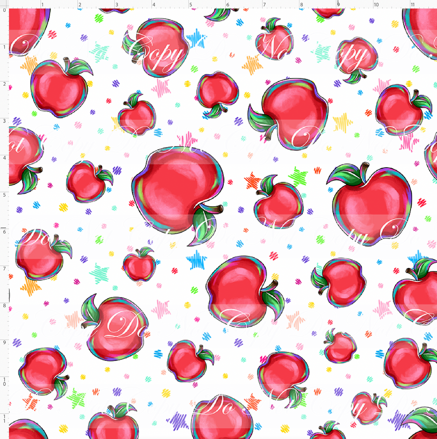 Magic In the Hallways - Apple Toss - White