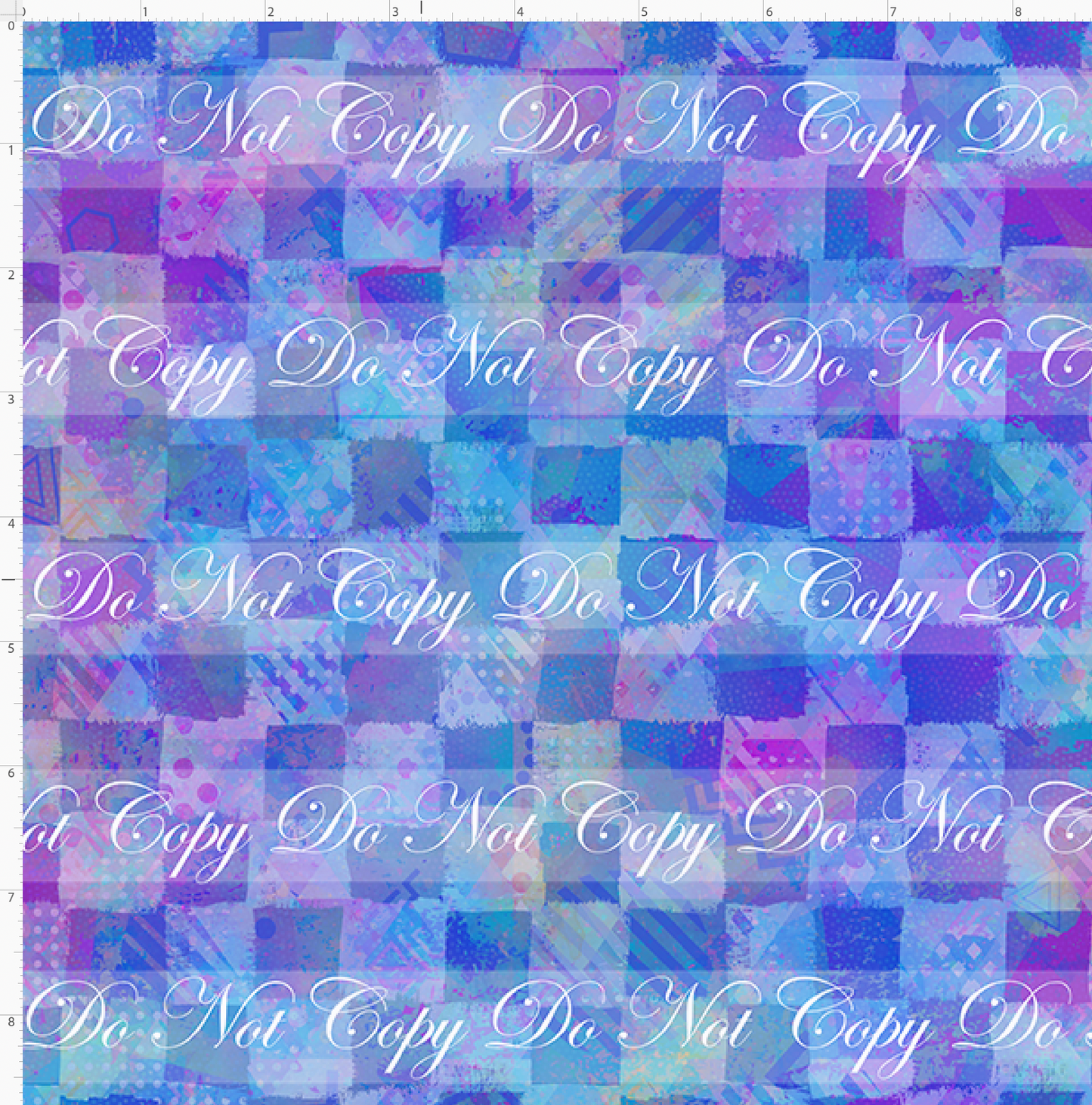 Magic In the Hallways - Bright Checker Coordinate - Plain