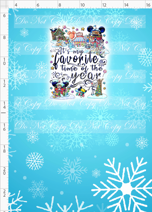 Magical Dept 56 Christmas Village - Panel - favorite time of the year - child