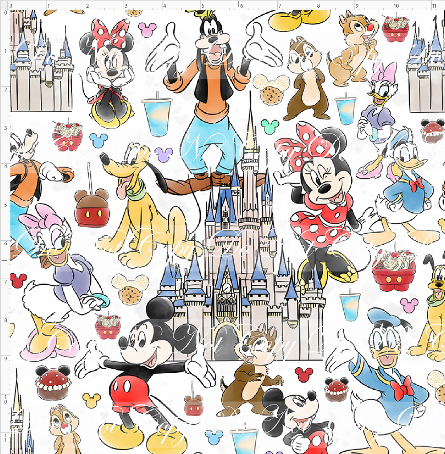 Magical Gang - Main Design - REGULAR SCALE - White