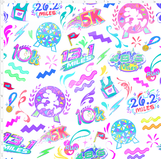 Magical Miles - Coordinate - white - REGULAR SCALE