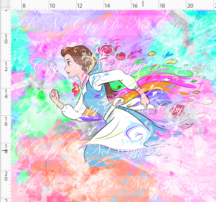 Magical Miles - panel - peach - book princess no words - ADULT