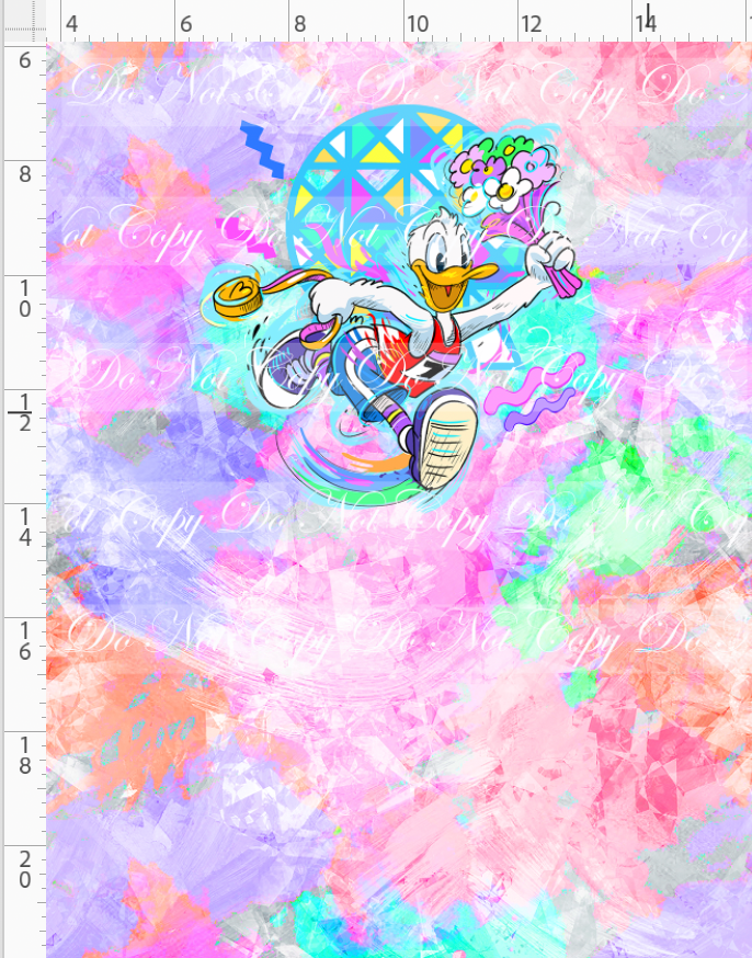 Magical Miles - panel - peach - boy duck - CHILD